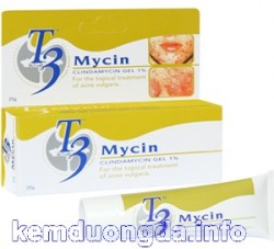 T3 MYCIN GEL 1% - KEM TRỊ MỤN
