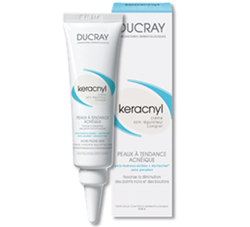 Kem dưỡng cân bằng dầu giảm viêm mụn Ducray Keracnyl PP Anti-Blemish Soothing Cream 30ml